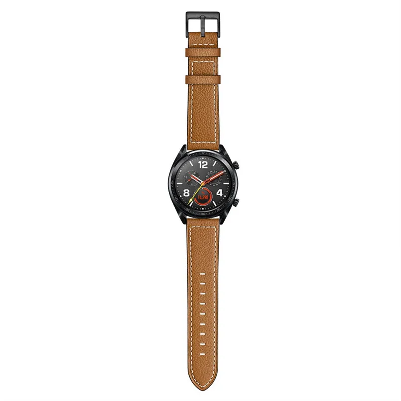 Replacement Strap Genuine Leather Watch Band WristStrap For Huawei Watch GT Honor Watch Magic 22mm 5.5-8.0 inch 40AP1920
