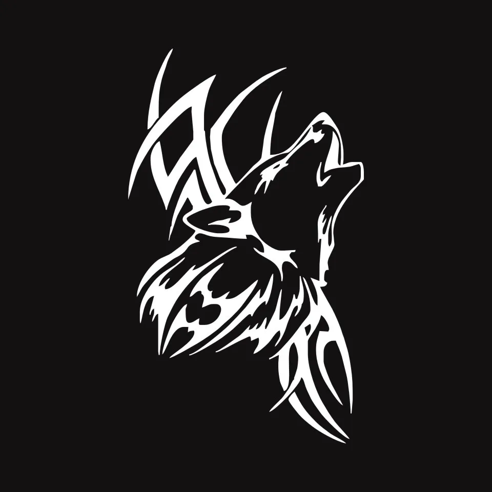Cunymagos Tattoo Wolf Car Motorcycle Body Stickers Vinyl Car Styling Decal Accessories Window Door Auto Wall Stickers 8 (4)