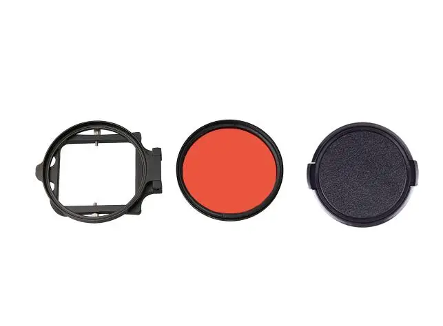 Red Filter Set Для Gopro 7 фильтр крупным планом+ 16 макро Красный Дайвинг Подводные фильтры для Go Pro 5 6 7 черный водонепроницаемый чехол Аксессуары - Цвет: Red Filter Set