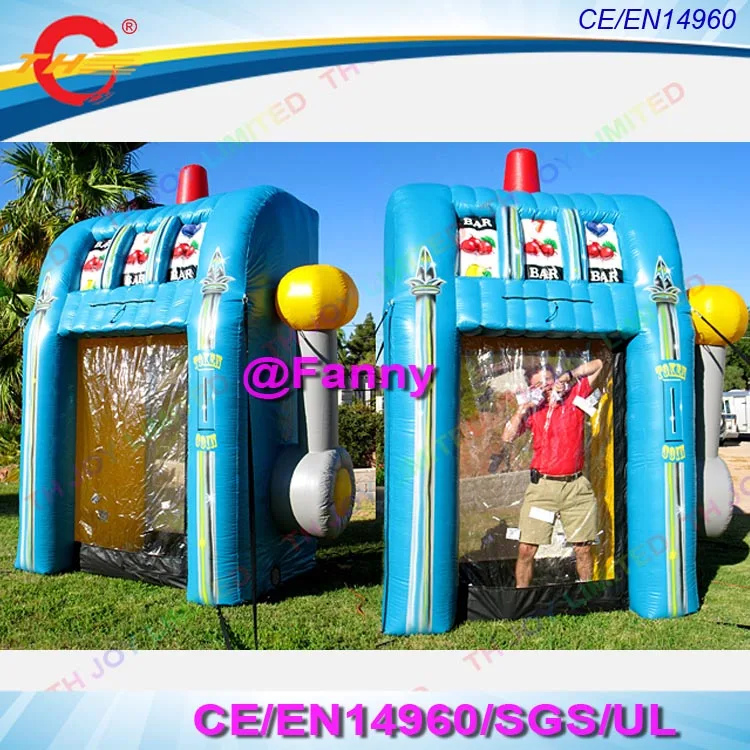 2x1.5x2.5mH inflatable cash grab machine promotional cubic inflatable money booth toy tents