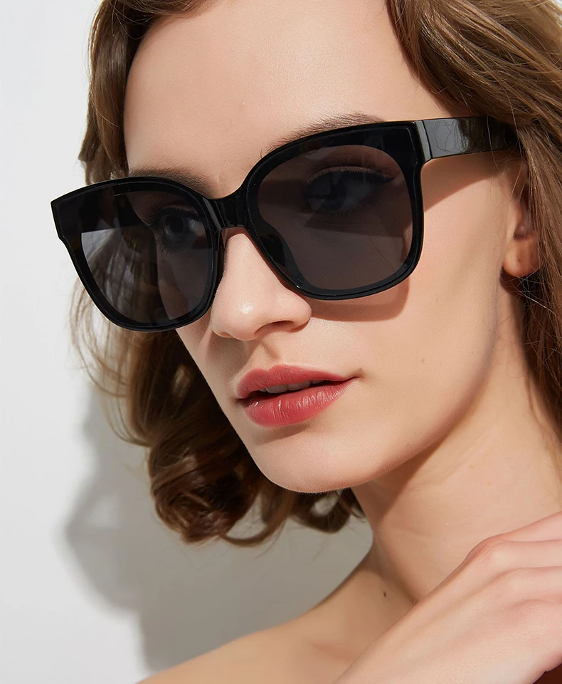 Ralferty, негабаритные Квадратные Солнцезащитные очки для женщин,, роскошный бренд, модные, плоский верх, черные, прозрачные линзы, Gafas Shade, женские зеркальные очки W95022