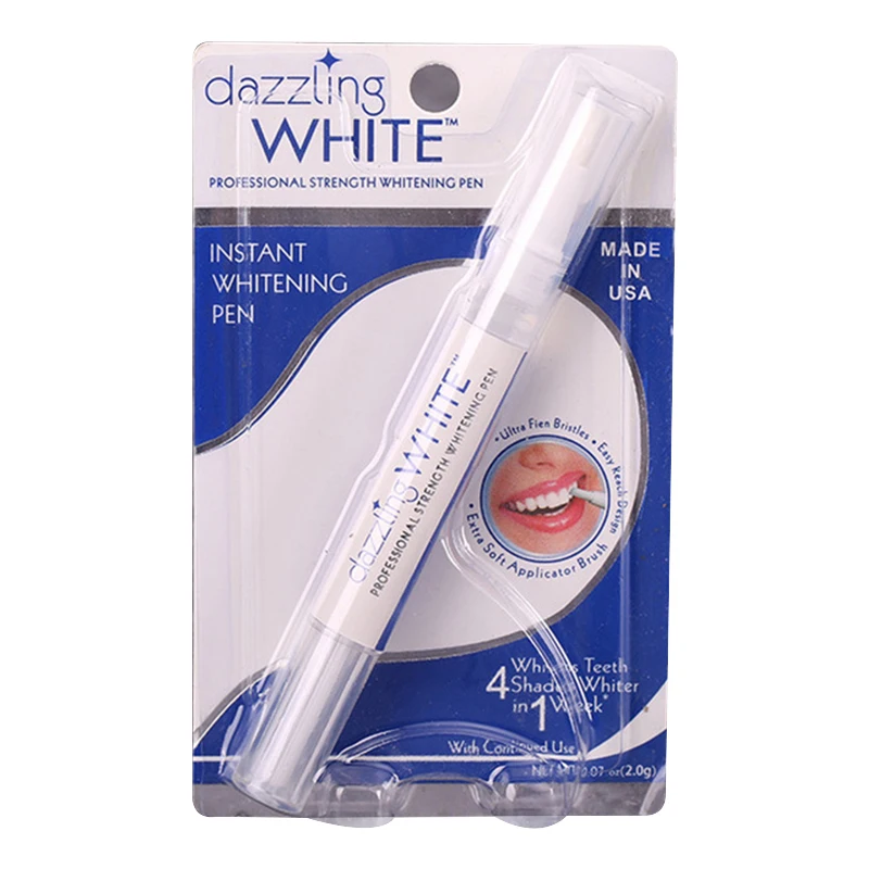 2 шт отбеливающий роторный пероксид гель для чистки зубов набор легко носить с собой Ослепительная белая отбеливающая ручка для зубов