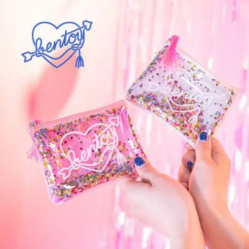 

Coin Bag Sequins Shell Shiny Purses Zero Wallet with Zipper For Phone Change New