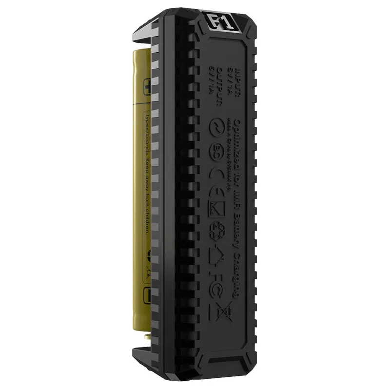 Зарядное устройство NITECORE F1 5 В 1 А Micro USB для Li Ion IMR 26650 18650 10440 14500