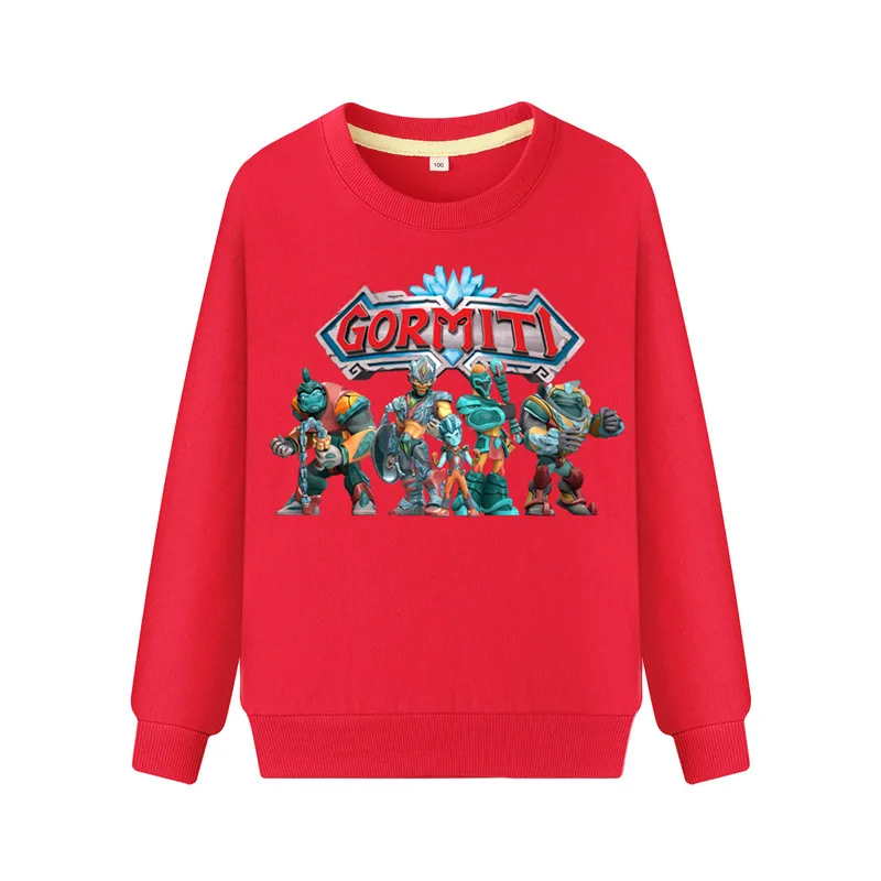 Gormiti Game Print Hoodies For Kids Spring Clothing Boys Girls Full Sleeve Sweatshirts Costume Children Pullover Hoodies WK111 (4)