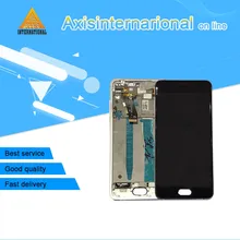 Ограниченное предложение Для 5,0 «Meizu U10 Axisinternational ЖК-дисплей экран + сенсорный дигитайзер с рамкой Белый/Черный Цвет Бесплатная доставка