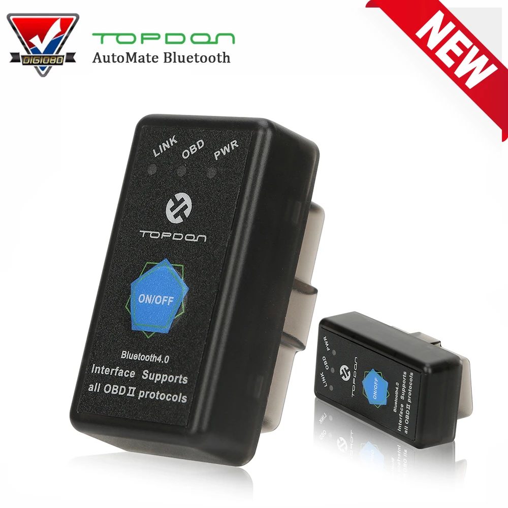 Topdon AutoMate Bluetooth 4 0 PICI8F25K80 Auto OBD2 Code Reader Scanner Full OBDII Diagnostic ELM327 for