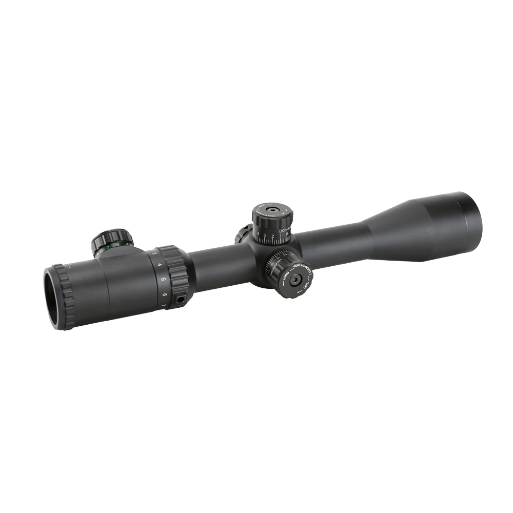 SPINA OPTICS Tactical Airsoft Hunting Optics Illuminated 3-12x44 SFIR Side Parallax Adjustment Rifle Scope