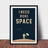 Space Poster Wall Art Canvas Prints , I Need More Space Science Art Canvas Painting Outer Space Planets Print Cosmos Poster ► Photo 2/6