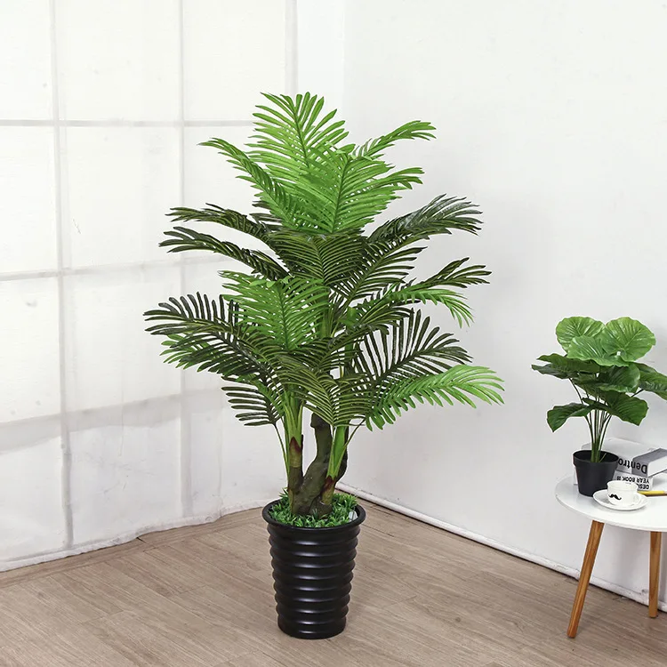 Искусственные растения 70-160 см жемчужное подсолнечное дерево масштабные растения в зелени для гостиной напольная Мебель комнатные искусственные растения
