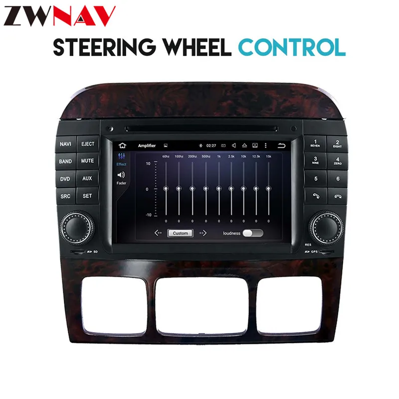 Sale Octa 8 core Android 8.0 Head unit For Mercedes Benz S W220 1998-2005 2din Car multmedia DVD Player Radio GPS Navigation stereo 13