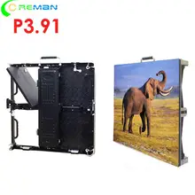 Самая низкая цена переднего обслуживания Поддержка переднего доступа светодиодная видеопанель p3.91, внутренний DVI HDMI Novastar светодиодный экран дисплея