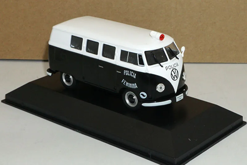 1/43 Сплав Классический бразильский KOMBI модель автобуса скорой помощи игрушечные машинки Литье металла коллекция бразильский фургон игрушки автомобиль