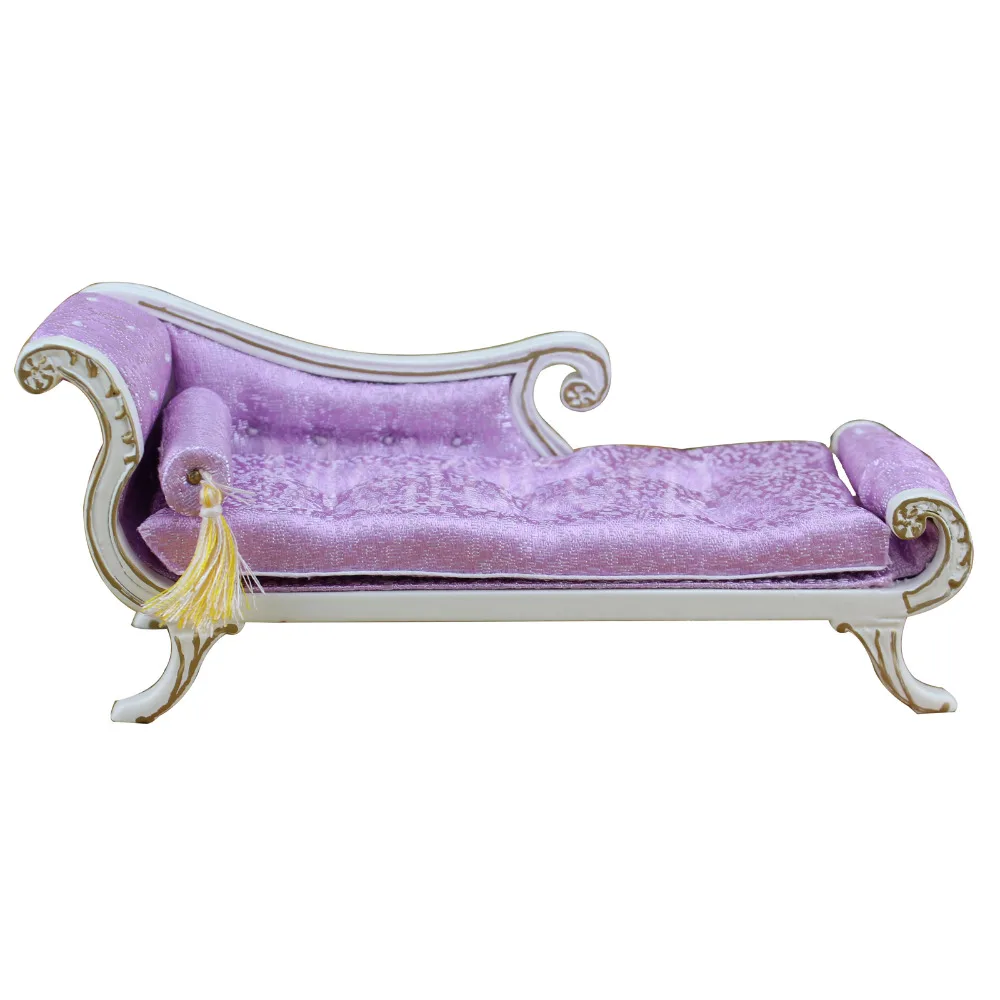 

Dollhouse miniature furniture 1/12 scale Sleeping chair Handmade classical