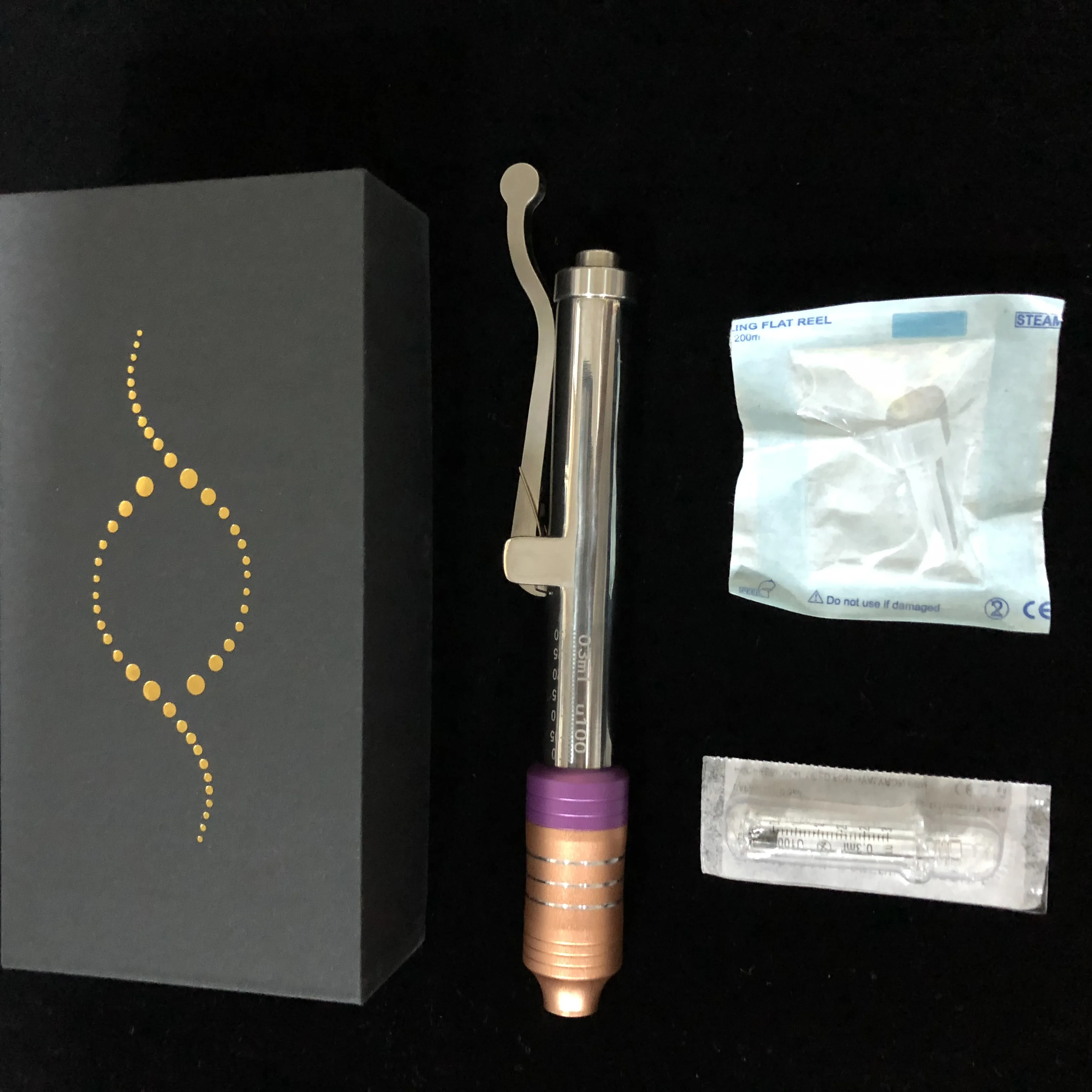 

Adjustable Hyaluronic Injection Pen Massage Atomizer Pen Kit High Pressure Acid Micro Guns Anti Wrinkle Water Syringe Needle