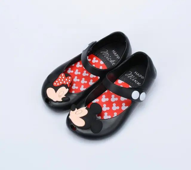 HOT SELLING SIZE 13 17cm Cute Cartoon Jelly Shoes Girls