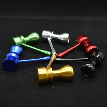 

10pcs/lot New arrival hot style boutique aluminum smoking pipe for smoking