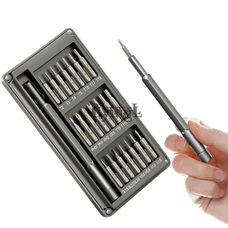 

# Original Daily Use Screwdriver Kit 24 Precision Magnetic Bits AL Box Screw Driver smart home Set