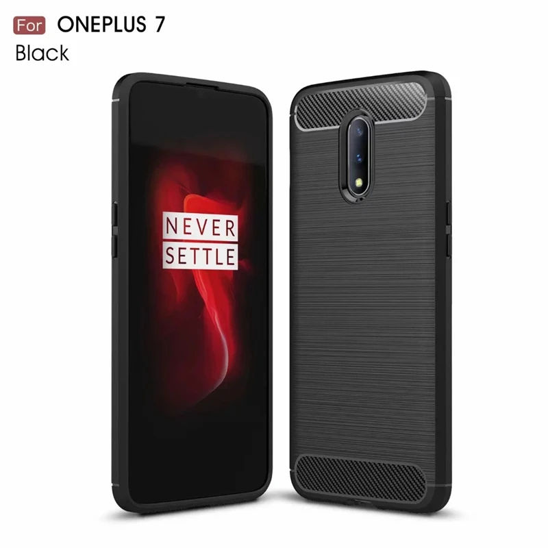 Чехол для Oneplus 7 pro 6T из углеродного волокна Мягкий ТПУ тяжелый противоударный чехол Полный Защитный чехол для Oneplus 6 5T 5 3T 3 Case Conque
