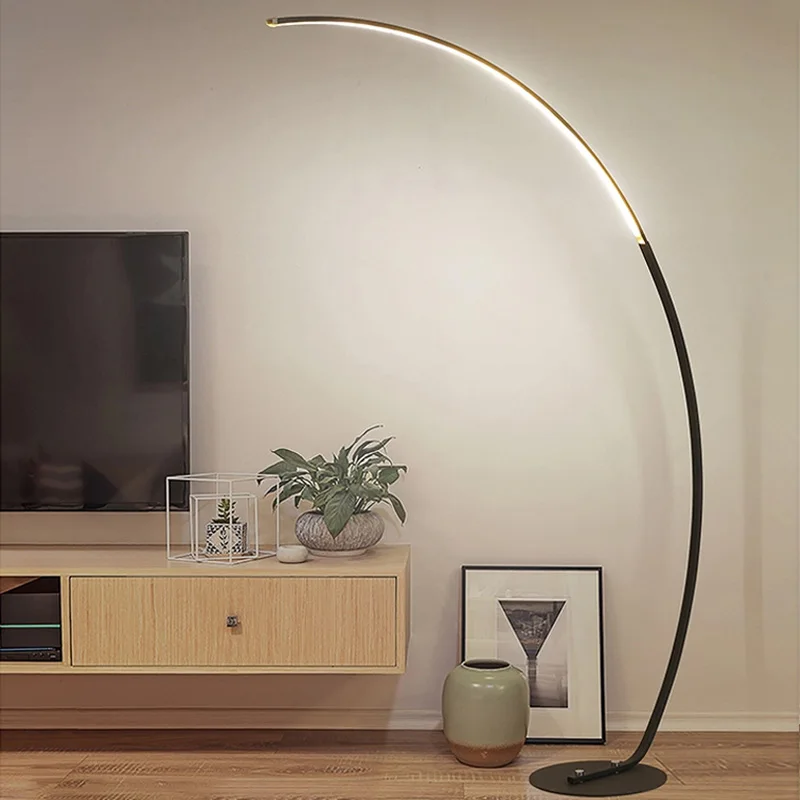 Günstige Led moderne einfache boden lampe stehlampe kunst dekoration nordic stil für wohnzimmer schlafzimmer studie raum licht