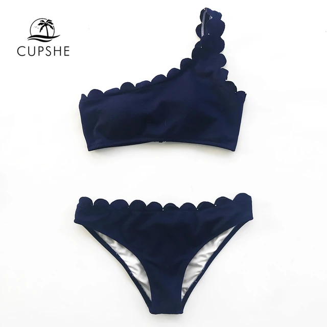 Special Offers CUPSHE Pink And Navy Miss The Past One Shoulder Bikini Set Women Solid Sexy Two Pieces Swimwear 2018 Girl Beach Swimsuits Special Offers CUPSHE Pink And Navy Miss The Past One Shoulder Bikini Set Women Solid Sexy Two Pieces Swimwear 2018 Girl Beach Swimsuits