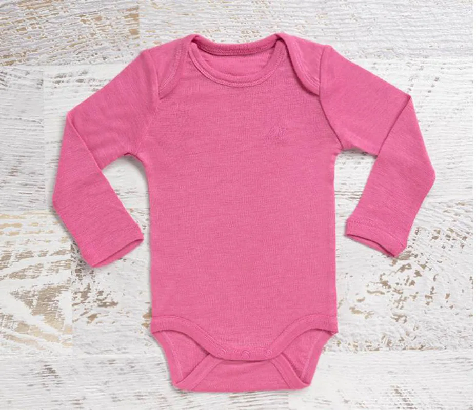 Merino Baby newborn baby boys girls bodysuits long sleeve clothing