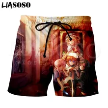 LIASOSO 3d принт унисекс с рисунком из Аниме дневник будущего для Юно Gasai Для Мужчин's Шорты комплекты пляжные шорты доска Шорты брюки X0696