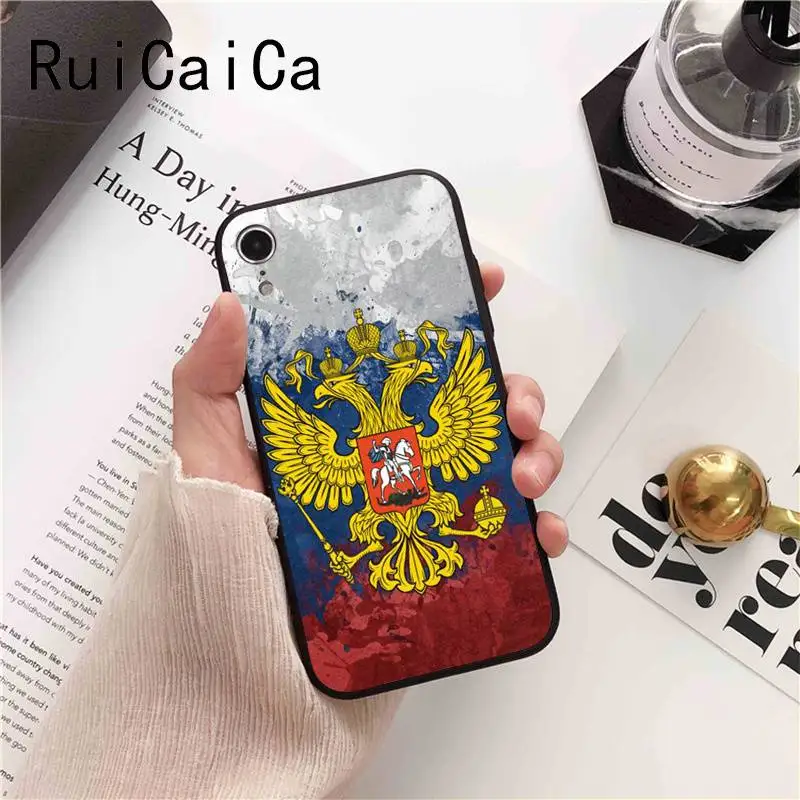 Russian flag national emblem