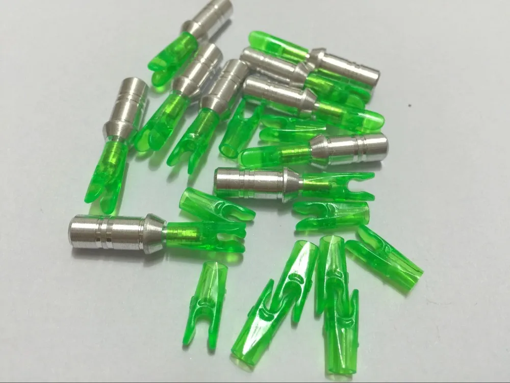 20sets archery hunting plastic large groove arrow nocks pin nock with