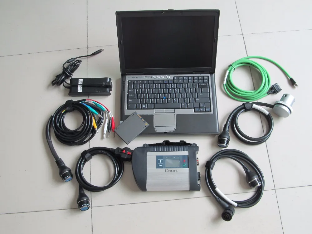  Mb star c4 d630 laptop super ssd 240gb 201912 volle set für mb auto und lkw diagnose werkzeug berei