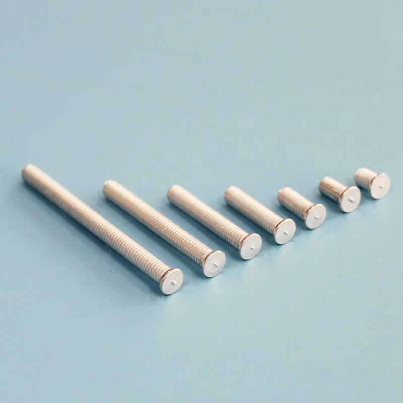 Алюминиевые M8 8 мм винты болты для точечной сварки шпильки длиной 10 мм до 50 мм