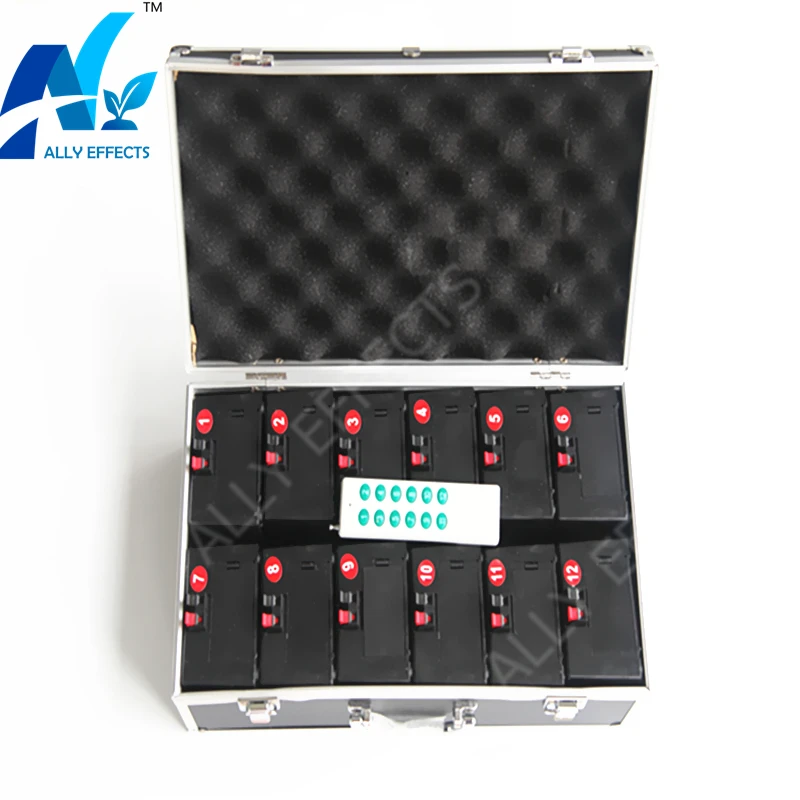 

D12 wireless remote control 12 channel receiver box birthday pyro machine