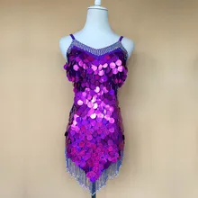 Стиль Костюмы для латинских танцев сексуальные ожерелья для танцев Senior Stones бусины кисточкой латинские танцевальные платья для женщин латинские танцевальные платья S-4XL