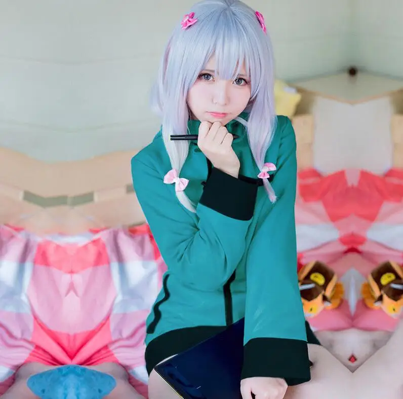 Аниме Izumi Sagiri униформа косплей Хэллоуин костюм EROMANGA SENSEI высококачественный