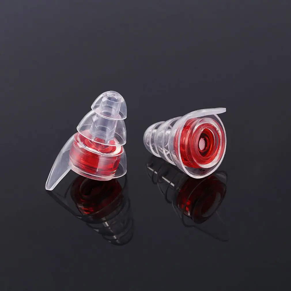 

Silicone Earplugs Practical Noise Reduction Filter Music Earplugs Soundproof Protection Earplugs Music Noise Reduction