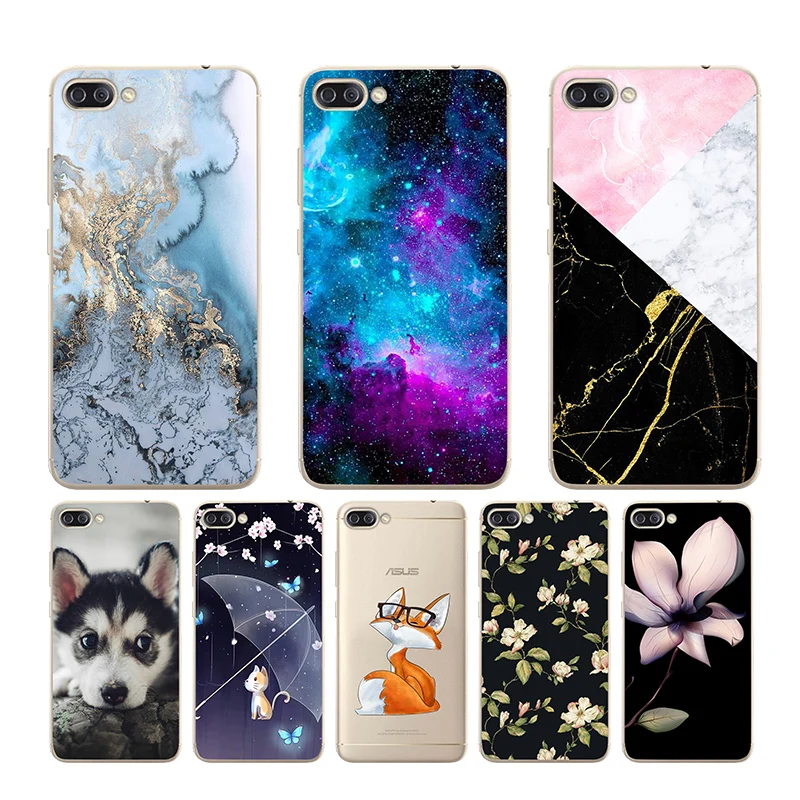 CaseRiver 5.5 بوصة TPU Asus Zenfone 4 ماكس ZC554KL حالة لينة سيليكون الهاتف الخلفي واقية قذيفة كوكه Asus Zenfone 4 ماكس حالة