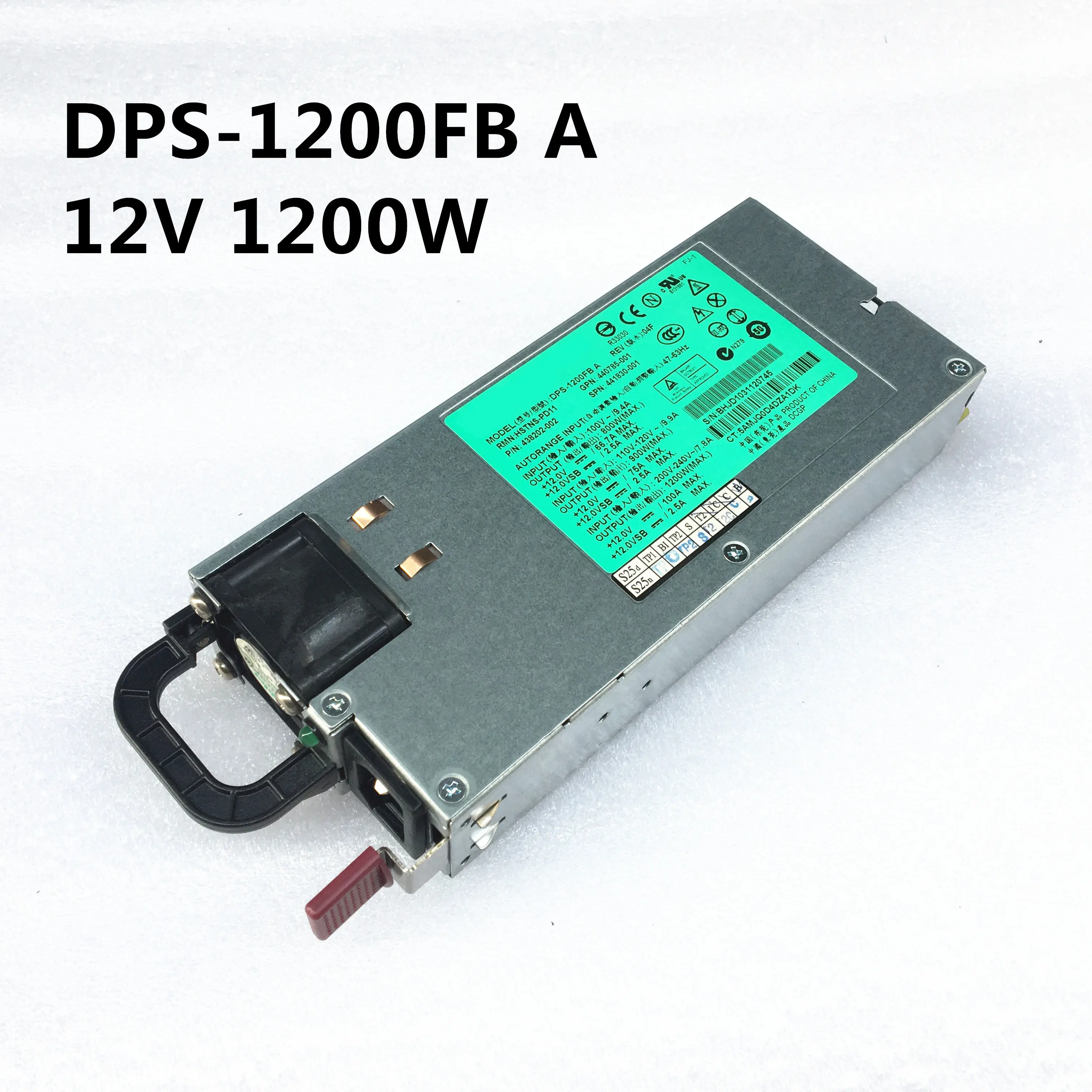 

DL580G5 12V Server Power DPS-1200FB A 438202-001 441830-001 440785-001 12V 100A 1200W Switching power supply 100%Strict test