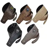 Kmise Different Padded Leather Guitar Strap Embossed For Electric Acoustic Guitar Bass Pack of 5