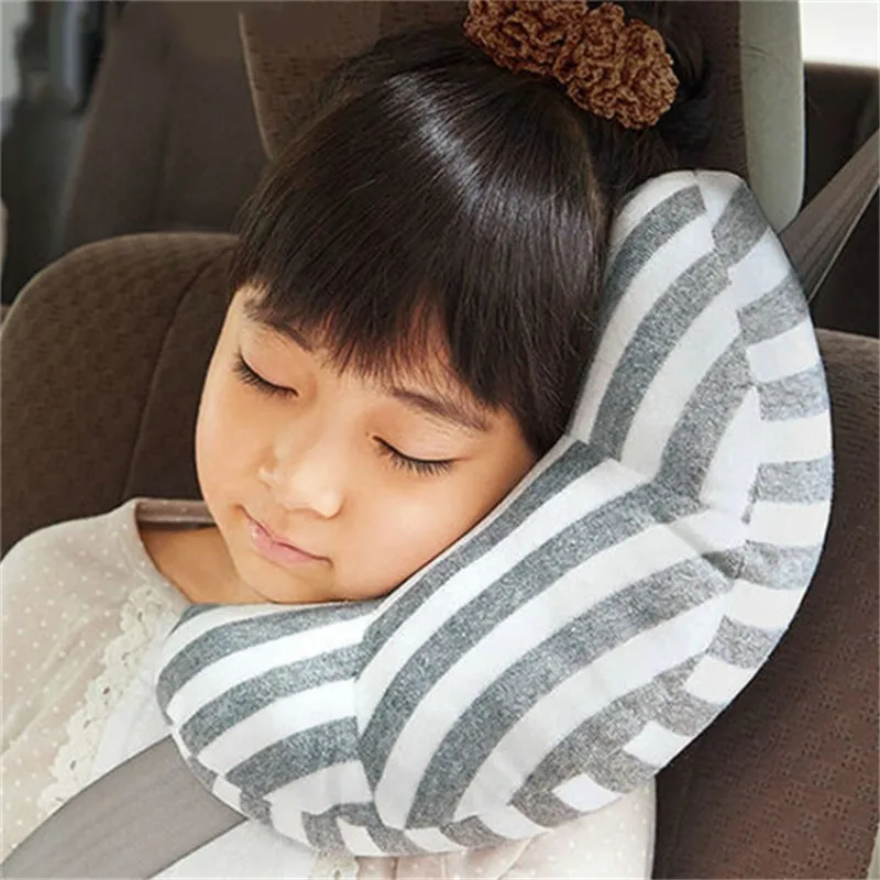 Children's Neck Headrest Seat Belt Shoulder Pads Removable Child Stroller Car Sleep Pillow Seatbelt Cushion Pad Head Support | Мать и