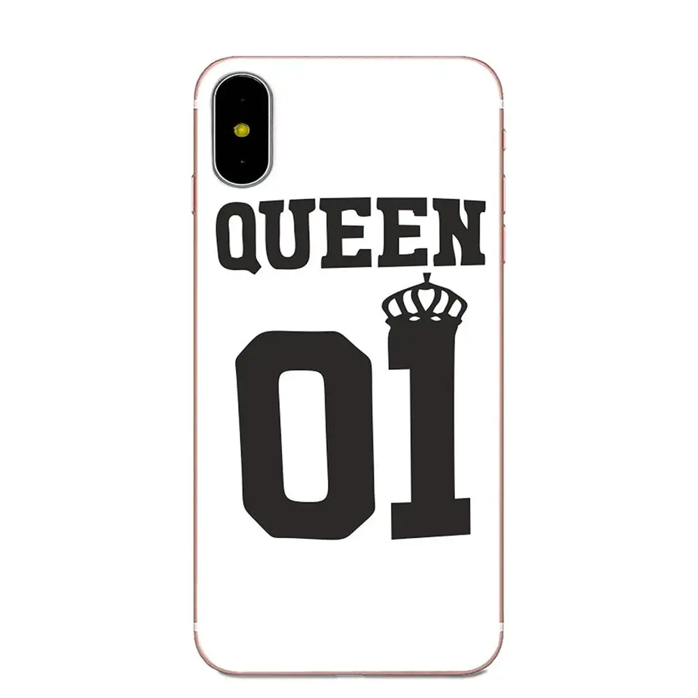 King Queen 01 Бренд пара ТПУ популярная горячая для LG G2 G3 G4 G5 G6 G7 K4 K7 K8 K10 K12 K40 Mini Plus Stylus ThinQ
