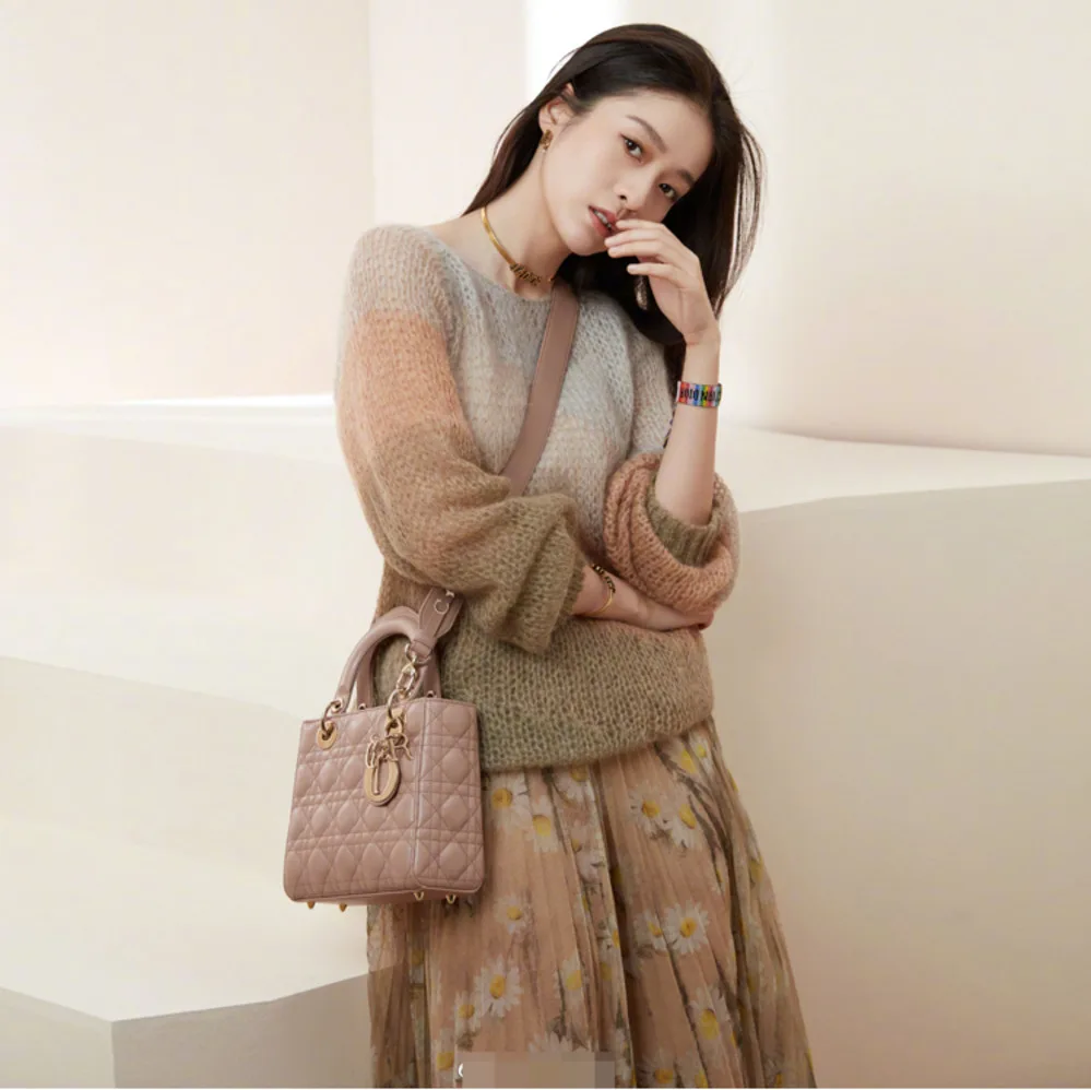 

Cosmicchic Fashion Desinger Women Sweater Pullover Loose Knitted Autumn Clothing Casual Mohair Patchwork Colorful Sweater 2019AW