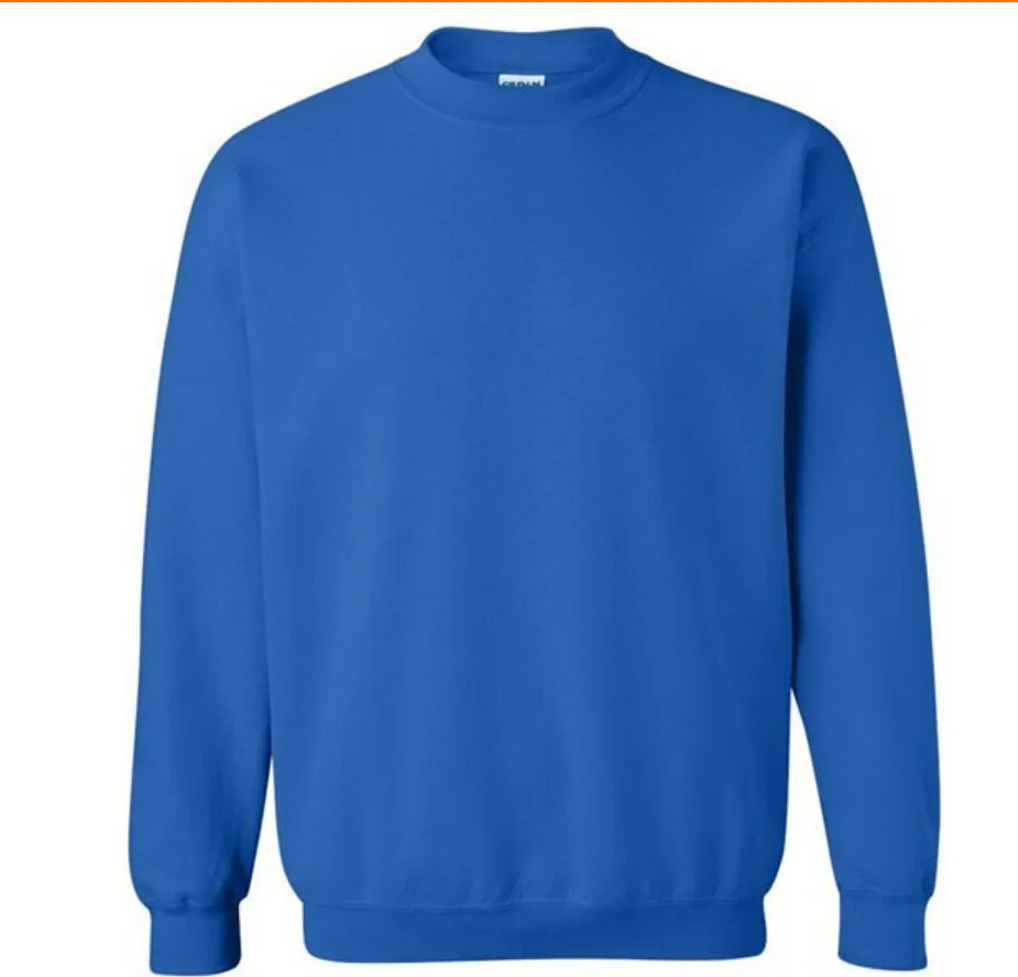 Толстовка Modis осень и зима толстовка с круглым вырезом пуловер чистый сплошной цвет мужской свитер Sudadera Hombre толстовка мужская 00 - Цвет: Blue