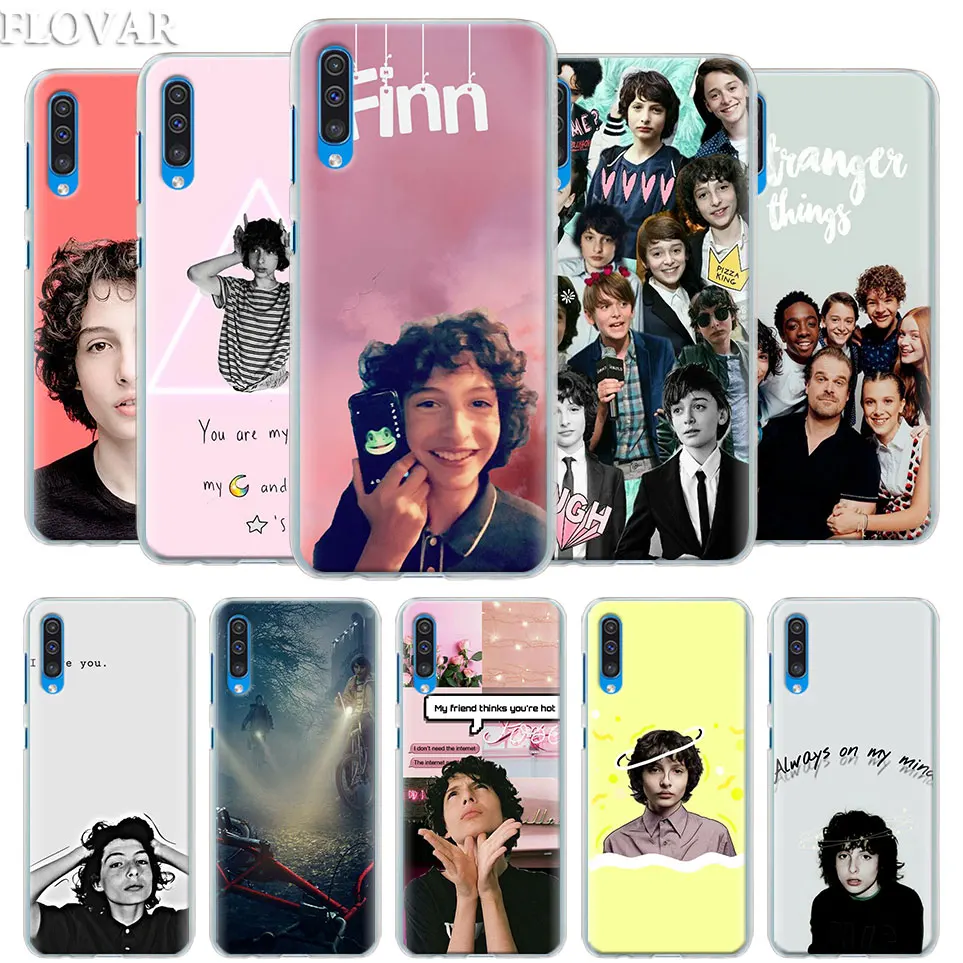 

Finn Wolfhard Stranger Things Case Cover for Samsung Galaxy A30 A40 A50 A70 A6 A8 Plus A7 A9 2018 M30 Phone Case Coque