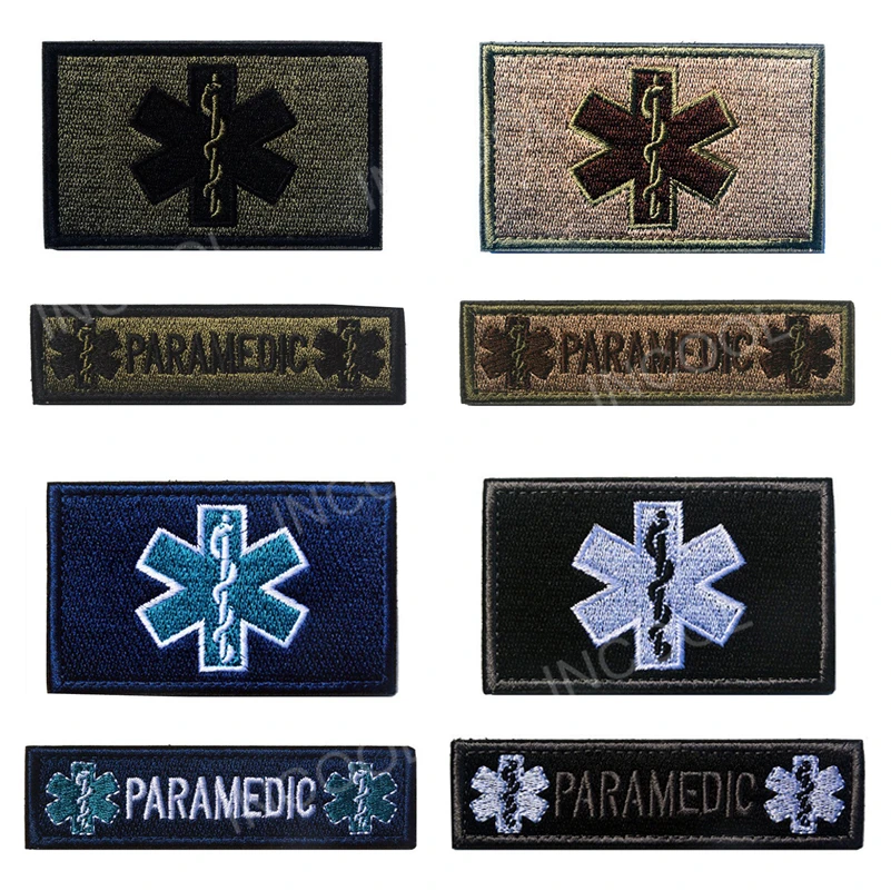 1 комплект (2 шт.) нашивка для вышивки EMT metric армейская США на крючок и петлю
