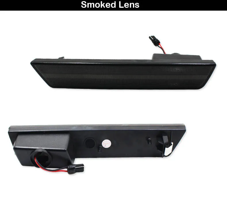 Gtinthebox для автомобиля Dodge задние боковые габаритные лампы w красный светодиодный фонарь для 2008- Dodge Challenger и 2011- Dodge charger 12 V - Испускаемый цвет: Smoked Lens