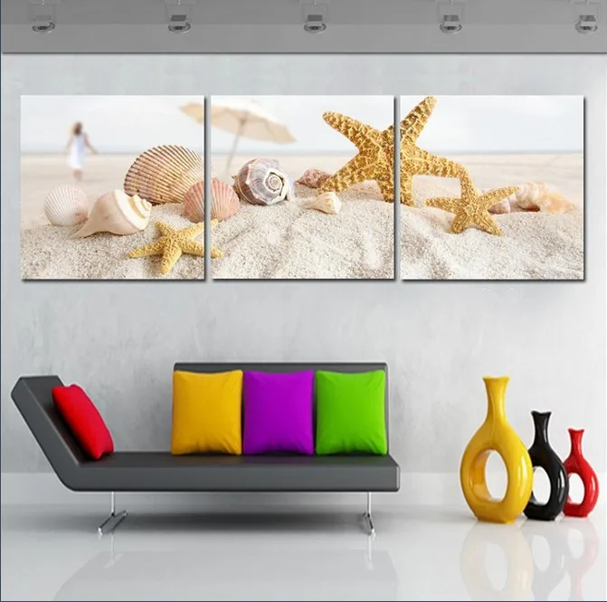 Beach Canvas Wall Art online shop 3 piece wall art canvas painting wall painting modern Beach Canvas Wall Art online shop 3 piece wall art canvas painting wall painting modern