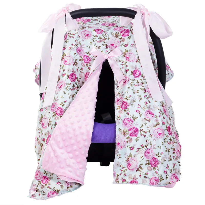 

Baby Car Seat Cover blanket Infant Safety Seat Canopy basket type seat Baby Cotton Cover Stroller gift