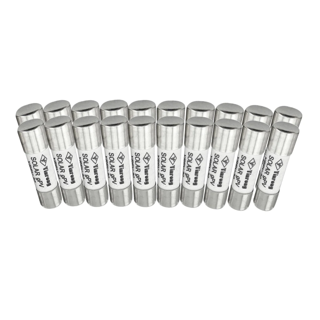 

20Pcs 15A + 12A 1000VDC Fusible Safety Solar PV Explosion-proof Fuse