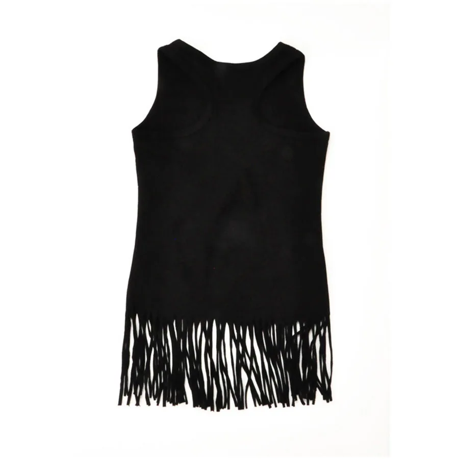Baby Girls Dress Kids Girl 2018 Summer Sleeveless Boho Tassel Princess Party Birthday Dress Little Girls Dresses Kids Clothes (3)