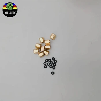 

Hot sale! cooper nut screw/copper sheathing screw with O ring for small damper for roland/mutoh/mimaki printer damper